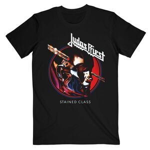 Judas Priest Unisex Adult Stained Class Circle T-Shirt / Black